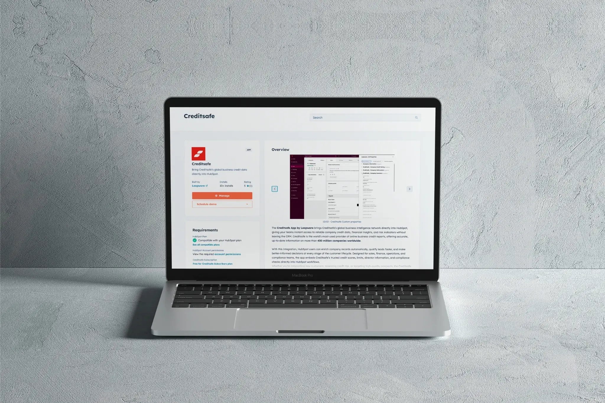 Leapware Creditsafe App