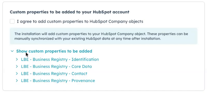Step 5 setup custom properties